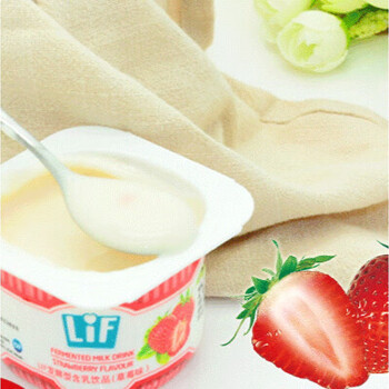 越南酸奶 lif进口原装整箱48杯原味百香果芒果水果味果粒儿童 芒果味