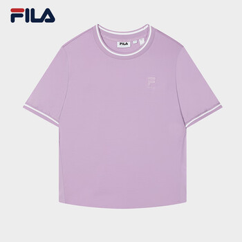 斐乐(fila)emerald女子女装上衣2024夏季新款时尚休闲宽松短袖t恤