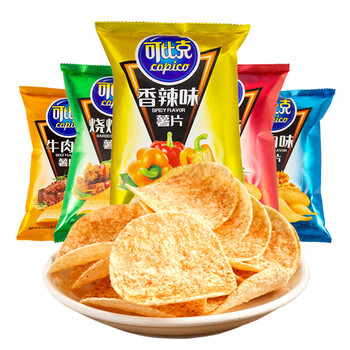 可比克薯片办公休闲零食品膨化小吃的整箱散装自选小包装夜宵吃货随机