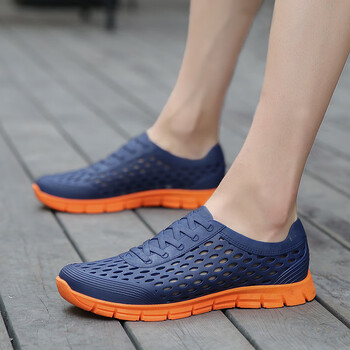 康多蜜 天然橡胶凉鞋越南橡胶洞洞鞋男士开车柔软凉拖鞋休闲软底舒适