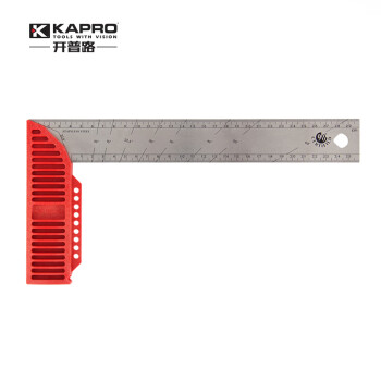 开普路(KAPRO)多功能直角尺以色列不锈钢加厚双面刻度拐尺L型尺木工尺测量工具30厘米309 企业定制