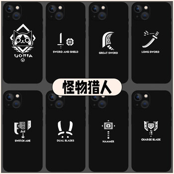 梦泡怪物猎人手机壳苹果14mate50卡通iphone13promax崛起rise12适用冰