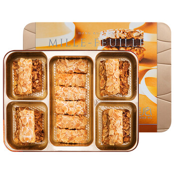 美心(meixin)果仁酥曲奇饼干礼盒178g 中国香港进口年货酥条糕点