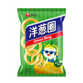 农心 NONG SHIM 原味洋葱圈 袋装 膨化食品 休闲零食大礼包70g