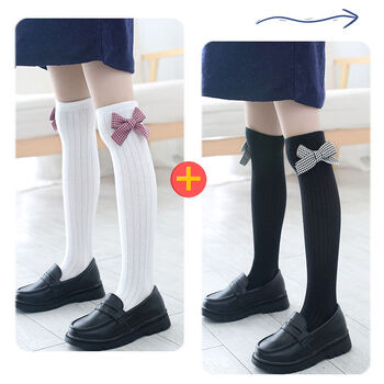 奥圣特儿童长筒袜夏季长款袜子过膝袜6-15岁女童打底高筒袜女孩大腿袜