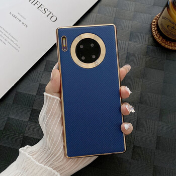 电镀碳纤维 宝蓝色 mate30