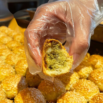 虎钢馋河北唐山特产棋子烧饼礼盒装唐山宴猪肉馅小吃纯手工现做a 红豆