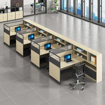 上海冠仕家具财务办公室职员办公桌椅屏风卡座隔断办公家具组合工位桌