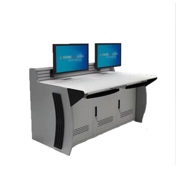 oeing多媒体监控制机房操作台中心视频控制监控桌讲台定制2联06米宽