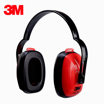 3M1426专业隔音耳罩防噪音睡眠用工业降噪架子鼓学生静隔音神器睡觉专用耳罩 3M1426隔音耳罩(降噪值：21dB)