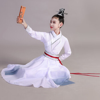 冀韵壮志少年行古典舞蹈演出中国风服头饰儿童国学服装中小学生开笔礼