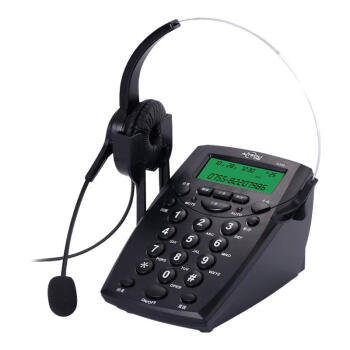 艾特欧A300呼叫中心耳麦电话机客服耳麦话务员耳机电话 A300+HD300单耳耳机