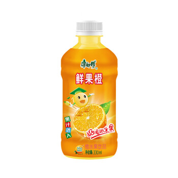 康師傅冰紅茶330ml*6瓶低糖綠茶蜜桃烏龍橙汁酸梅湯居家飲料飲品 藍色