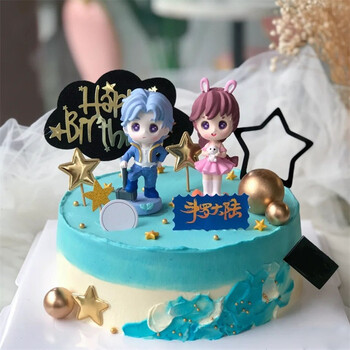 斗罗大陆生日蛋糕唐三小舞动漫创意定制儿童男孩女孩全国同城配送l款6
