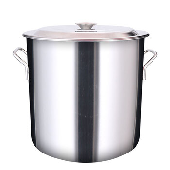 昱友(yuyou)加厚不锈钢汤桶水桶高汤锅带盖电磁炉商用特大20/30/40cm 