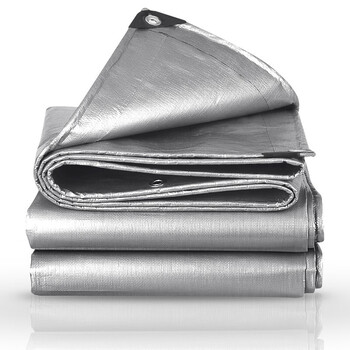 婉和银色户外隔热篷布遮阳遮雨防晒布防水布货车防雨布塑料布10*12米