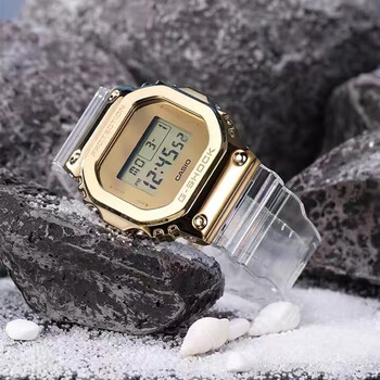 卡西欧casio小方块手表男女王一博同款复古运动方形表gm56001agm5600