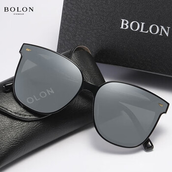 暴龙bolon新款王俊凯同款新款眼镜男高清偏光黑超司机驾驶墨镜3027黑