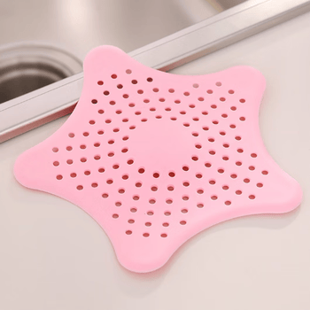 好运马地漏吸盘厨房水池地漏垫防臭下水道防堵地漏盖地漏垫子 五角星