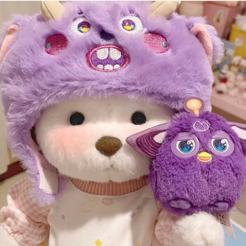 莉娜熊玩偶头套 teddybears莉娜の熊玩偶恐龙鲨鱼头套丽娜小熊娃娃