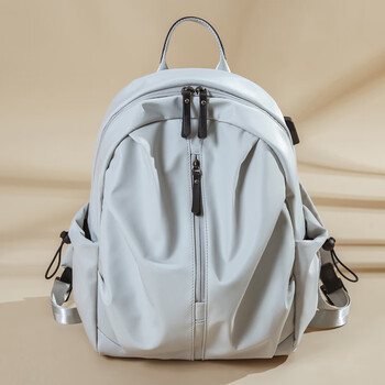 hdirxg双肩包女2023新款时尚防水牛津布大容量背包通勤休闲商务旅行