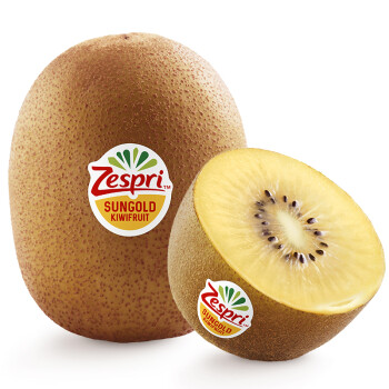 佳沛（zespri）新西兰阳光金奇异果 8个装 特大果单果重约124-146g 水果 猕猴桃