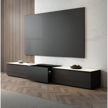 激光电视柜75 80 88 100寸 智能隐藏式电动智能伸缩柜子落地激光电视