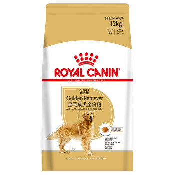 ROYAL CANIN 皇家狗粮 GR25金毛成犬狗粮 全价粮 12kg 大型犬成犬 健康被毛 帮助维持心脏正常功能