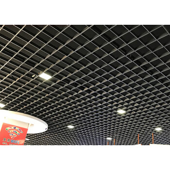 rywer格栅集成吊顶材料自装天花装饰网格棚简易格子方格铝铁塑料隔