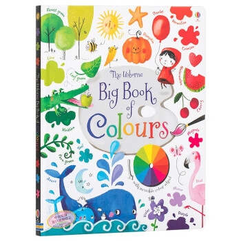 英文原版Usborne Big Book of Colours孩子的色彩启蒙全书 艺术启蒙