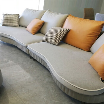 创京懿选 弧形沙发套 沙发套罩四季通用弧形沙发垫防滑可拆洗布艺沙发