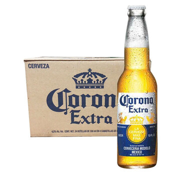 科罗娜啤酒墨西哥原装进口啤酒corona精酿啤酒 corona(皇冠版)330ml*