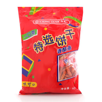 康元香酥条饼干儿童手指饼干350g 8090后怀旧零食小吃 下午茶点心