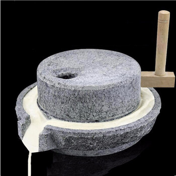 梵蒂威仕家用石磨天然青石小石磨手摇磨盘家用老石磨米粉机豆浆机7天