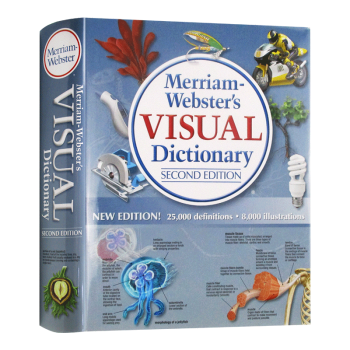 【瑕疵书】韦氏英语图解词典 英文原版 Merriam-Webster's Visual Dictionary