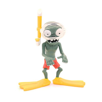 植物大战僵尸玩具2新款莲藕射手冲浪贝壳浮潜僵尸单个散装玩具浮潜