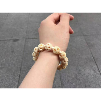 鬼工球猛犸牙鬼工玲珑球同心鬼工球摆件 diy项链手链配饰包包手机挂