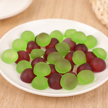 熊仔啵皮果滋爆浆软糖儿童橡皮果汁糖果网红小吃休闲食品小包装紫葡萄