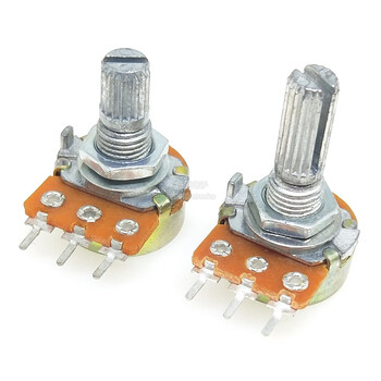 wh148单/双联电位器b 1k/5k/10k/20k/50k/100k/500k/1m可调 b20k 15mm