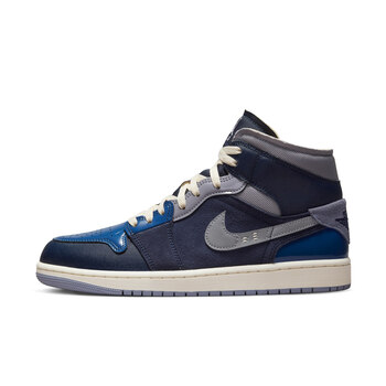nikejordan耐克aj1男运动鞋秋冬新款板鞋中帮缓震抓地dr8868400黑曜石