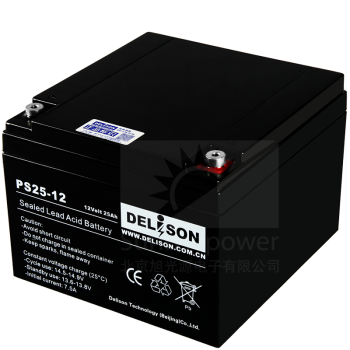 UPS电源专用PS25-12德利森工业级铅酸免维护蓄电池12V25AH PS25-12