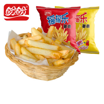 盼盼食品膨化系列摇摇乐薯条45g膨化零食组合休闲下午茶办公室 薯条