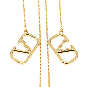 【华伦天奴女士饰品】华伦天奴 valentino 22春夏女士金色vlogo