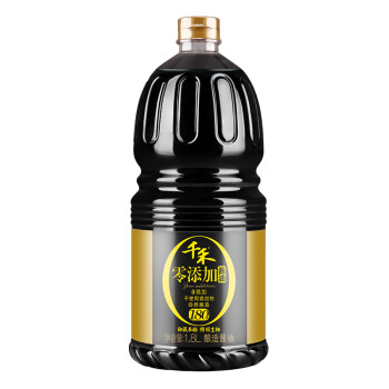 千禾 酱油 御藏本酿180天特级生抽 零添加酿造酱油1.8L 不使用添加剂