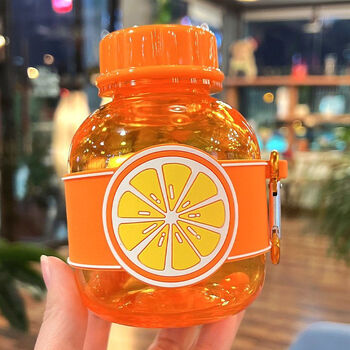 沨漪栎迷你新款水杯女可爱小巧便携学生杯子高颜值水果防摔随手塑料杯