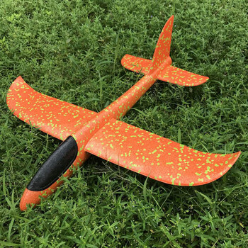 澜郜泡沫飞机手抛小号超轻手掷手抛航模泡沫飞机飞盘弹射滑翔机回旋手