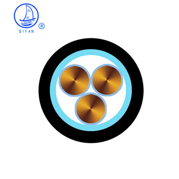 起帆电缆 YJV-0.6/1KV-3*16 电力电缆 黑色1米 20米起售