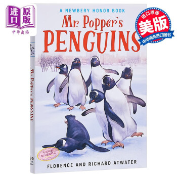 波普先生的企鹅英文原版mr Popper S Penguins 纽伯瑞儿童文学奖银奖 摘要书评试读 京东图书