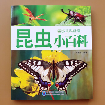 昆蟲百科全書昆蟲書籍幼兒繪本認識蟲子蝴蝶知識小百科蟲蟲書大全寶寶