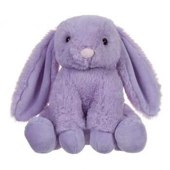 柔软可爱长耳小兔子公仔超萌玩偶邦尼兔安抚毛绒玩具稚慧豆 紫罗兰